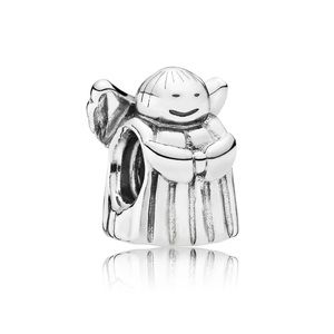 Retired Pandora Angel of Hope Bead Charm Sterling Silver 925